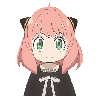 🤨 emoji @STIKERFORALL 🇬🇧🏴󠁧󠁢󠁥󠁮󠁧󠁿SPY X FAMILY Telegram sticker 1 of 60