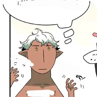 🤔 emoji ꒰ঌᰔᩚ໒꒱ Telegram sticker 15 of 42