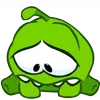 😞 emoji Om Nom @StickersPackRobot Telegram sticker 12 of 200