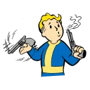 🔫 emoji Fallout Telegram sticker 18 of 30