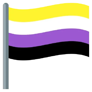 🟡 emoji Pride emoji flags Telegram sticker 15 of 15