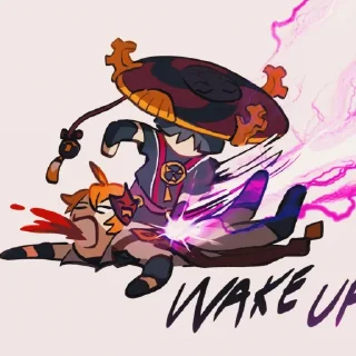 🎏 emoji scaramouche; Telegram sticker 8 of 25