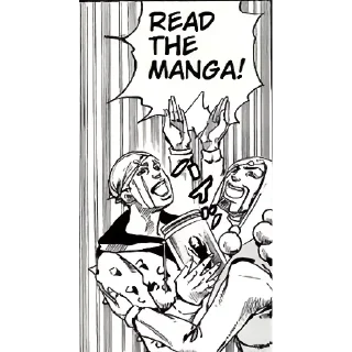 👏 emoji Jojolion Telegram sticker 12 of 53