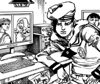 🙄 emoji Jojolion Telegram sticker 2 of 53