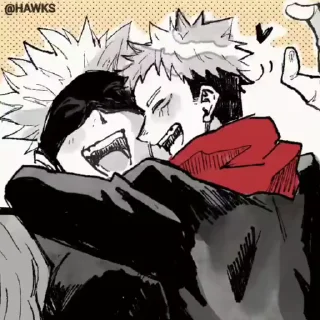 ❤️ emoji ☠️ Jujutsu Kaisen 4 (@TodorokiShouto) Telegram sticker 7 of 50