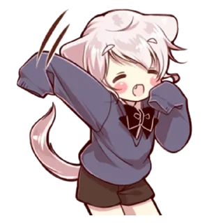 Sticker from Neko boy @StickersPackRobot