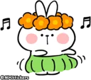 💃 emoji @MHStickers Spoiled Rabbit Summer Telegram sticker 9 of 41