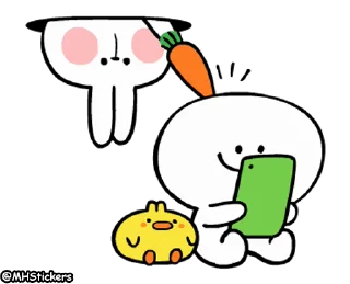 Sticker from Spoiled Rabbit Animation 2