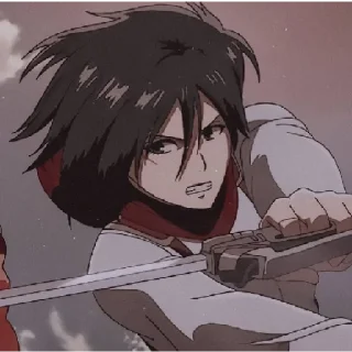 😁 emoji mikasa arckerman @grctrix Telegram sticker 11 of 17