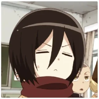 😁 emoji mikasa arckerman @grctrix Telegram sticker 2 of 17