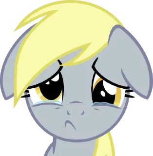 😢 emoji My Little Pony Derpy Telegram sticker 11 of 13