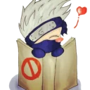 ❤ emoji KAKASHI Telegram sticker 23 of 32