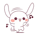 Sticker from Ultra-small rabbit! @Nekosticker