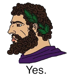 Sticker from Yes chad @meme_mhr