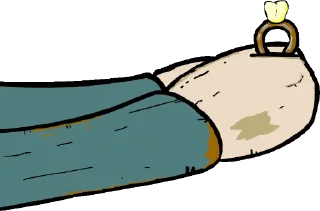 💍 emoji Salad Fingers Telegram sticker 23 of 30