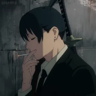 🚬 emoji ⛓ Chainsaw Man (@TodorokiShouto) Telegram sticker 11 of 50