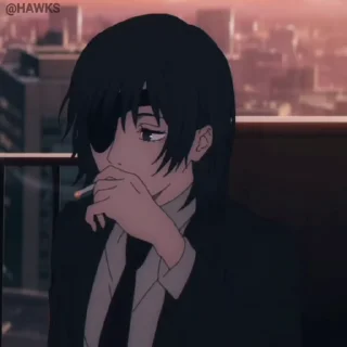 🚬 emoji ⛓ Chainsaw Man-2 (@TodorokiShouto) Telegram sticker 11 of 50