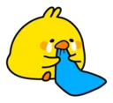 😭 emoji Plump Little Chick [@Stikeram] [SeRaMo.iR] Telegram sticker 21 of 42