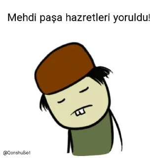 😣 emoji Mehdi paşa hazretleri @Qonshubot Telegram sticker 9 of 31