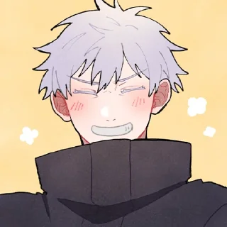 😁 emoji All Gojo (@TodorokiShouto) Telegram sticker 9 of 43