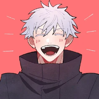 😂 emoji All Gojo (@TodorokiShouto) Telegram sticker 8 of 43