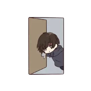 🙂 emoji (Menhera-kun) 2 by: @awesome_fun3 Telegram sticker 15 of 94