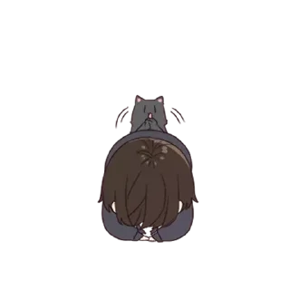🙇‍♂ emoji (Menhera-kun) 2 by: @awesome_fun3 Telegram sticker 17 of 94