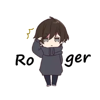💂‍♂ emoji (Menhera-kun) 2 by: @awesome_fun3 Telegram sticker 24 of 94