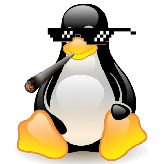Sticker from BTW I USE...