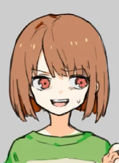 😅 emoji Chara by トイレ | @Mugen_no_Majo Telegram sticker 10 of 18