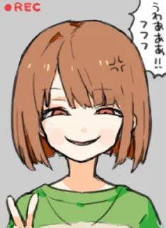 🎥 emoji Chara by トイレ | @Mugen_no_Majo Telegram sticker 6 of 18