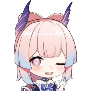 😜 emoji Kokomi Telegram sticker 20 of 120
