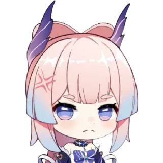😡 emoji Kokomi Telegram sticker 17 of 120