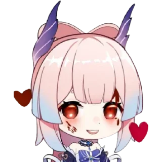 😘 emoji Kokomi Telegram sticker 11 of 120
