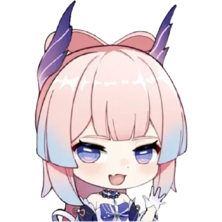 😈 emoji Kokomi Telegram sticker 7 of 120