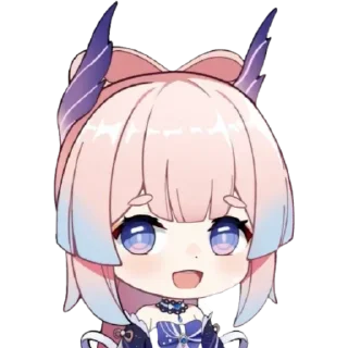 😃 emoji Kokomi Telegram sticker 12 of 120