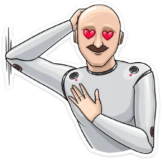 😍 emoji Atomic Heart Telegram sticker 5 of 20
