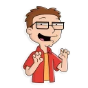 😛 emoji American Dad! Telegram sticker 16 of 20