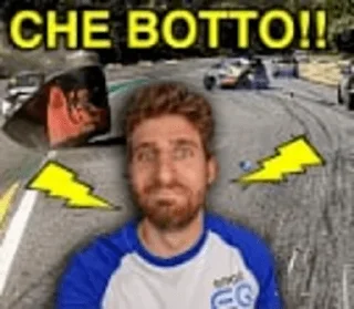 😨 emoji Alberto NASKAR 🏎️ by @Haloooo Telegram sticker 17 of 77