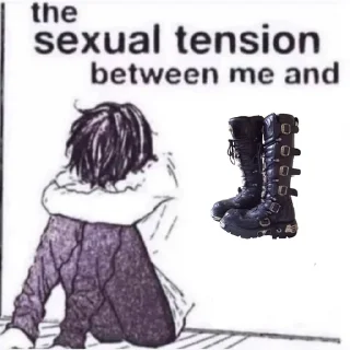 ♥️ emoji the sexual tension between me and @weeklyshitposting Telegram sticker 19 of 70