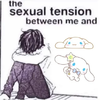 ♥️ emoji the sexual tension between me and @weeklyshitposting Telegram sticker 15 of 70