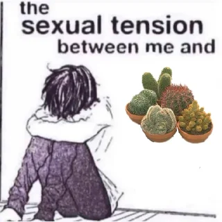 ♥️ emoji the sexual tension between me and @weeklyshitposting Telegram sticker 20 of 70