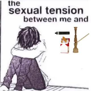♥️ emoji the sexual tension between me and @weeklyshitposting Telegram sticker 7 of 70