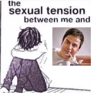 ♥️ emoji the sexual tension between me and @weeklyshitposting Telegram sticker 12 of 70
