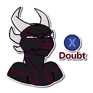😒 emoji @dumbderg insanity Telegram sticker 15 of 65