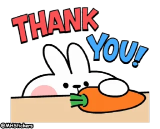 🙏 emoji @MHStickers Spoiled Rabbit Feelings Animation Telegram sticker 6 of 25