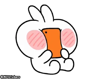 😘 emoji @MHStickers Spoiled Rabbit Feelings Animation Telegram sticker 2 of 25