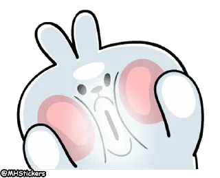 👻 emoji @MHStickers Spoiled Rabbit Feelings Animation Telegram sticker 4 of 25