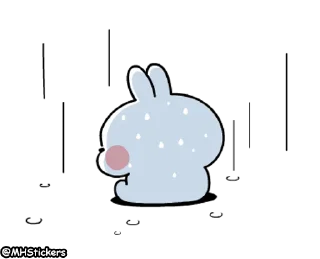💔 emoji @MHStickers Spoiled Rabbit Feelings Animation Telegram sticker 23 of 25