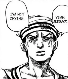 😭 emoji Jojolion Telegram sticker 23 of 53
